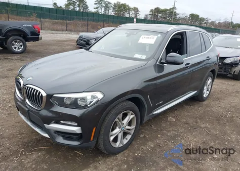 2018 BMW X3 xDrive30I из США, поврежденный, VIN 5UXTR9C51JLD61916